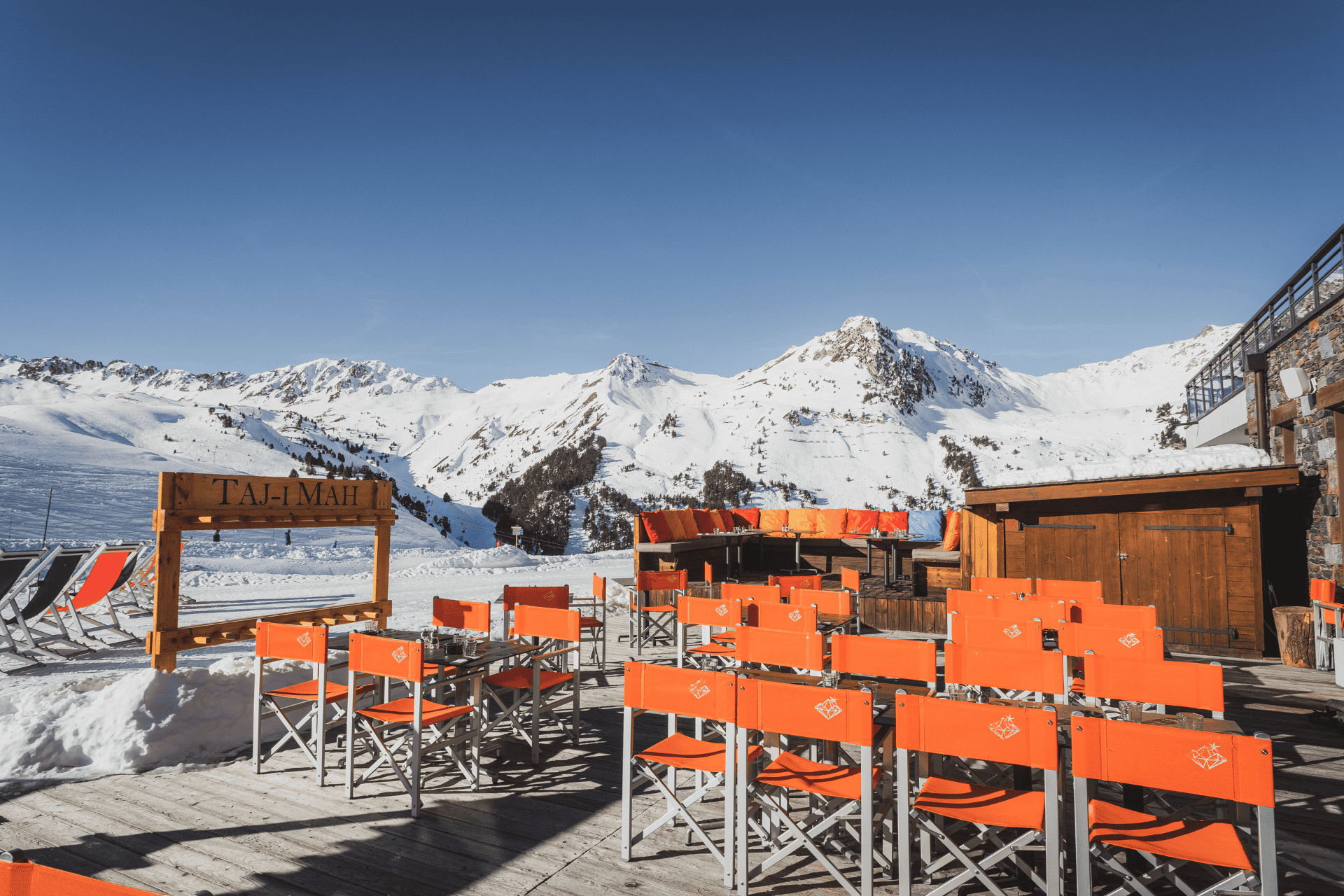 Terrasse du Taj-I Mah